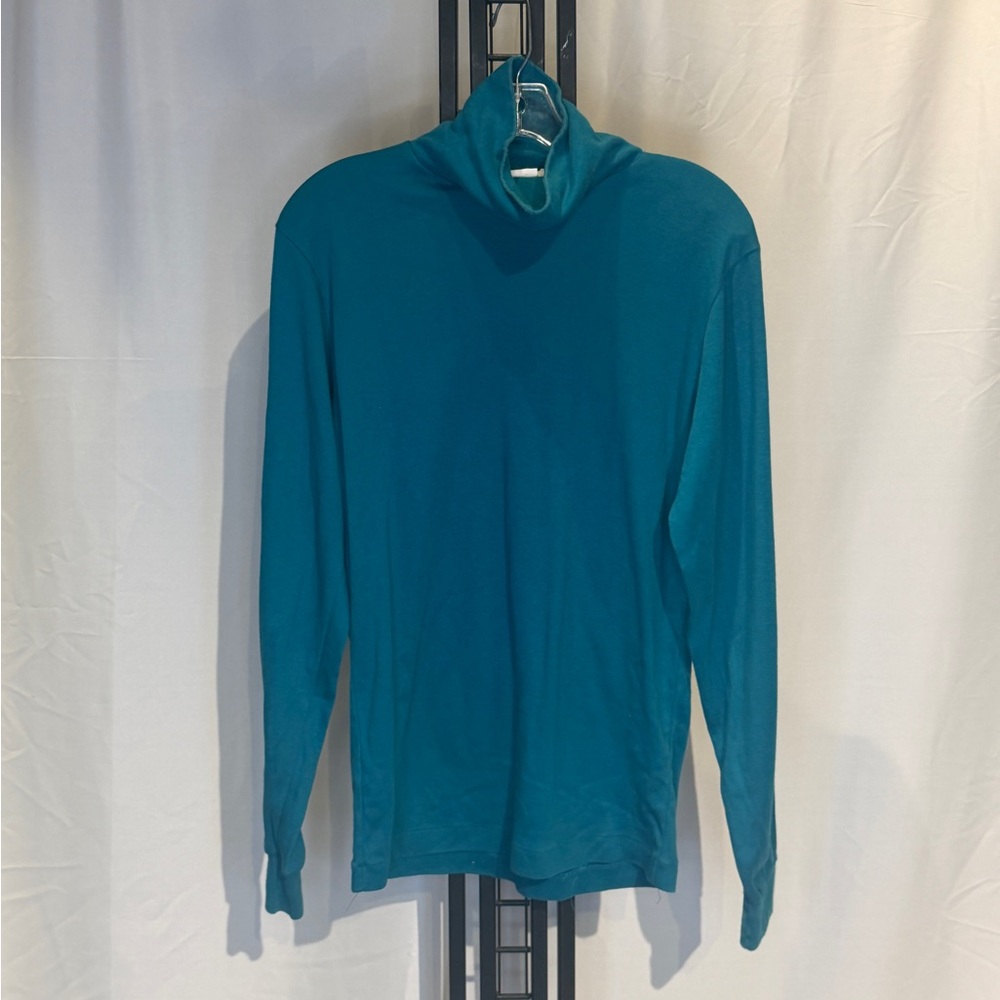 REI Men's Ocean Blue‎ Turtleneck Sweater